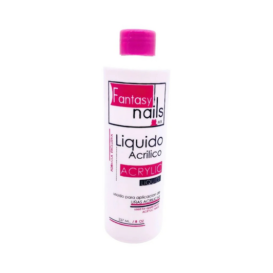 LIQUIDO ACRILICO MONOMERO FANTASY NAILS TAPA ROSA