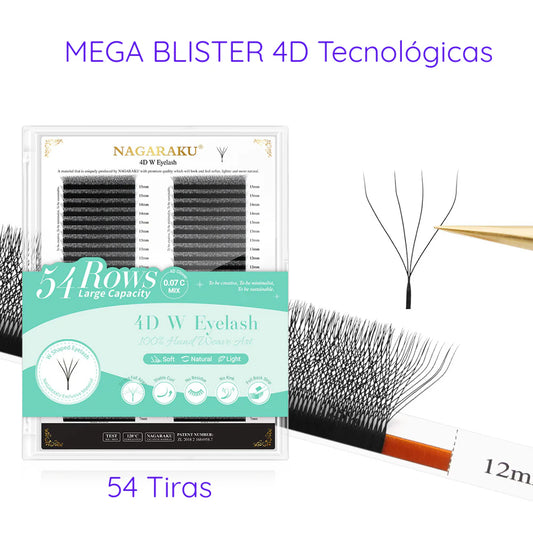 Mega Blister 4D W Fibras Tecnológicas 0.07D Mix (Rinde x4)